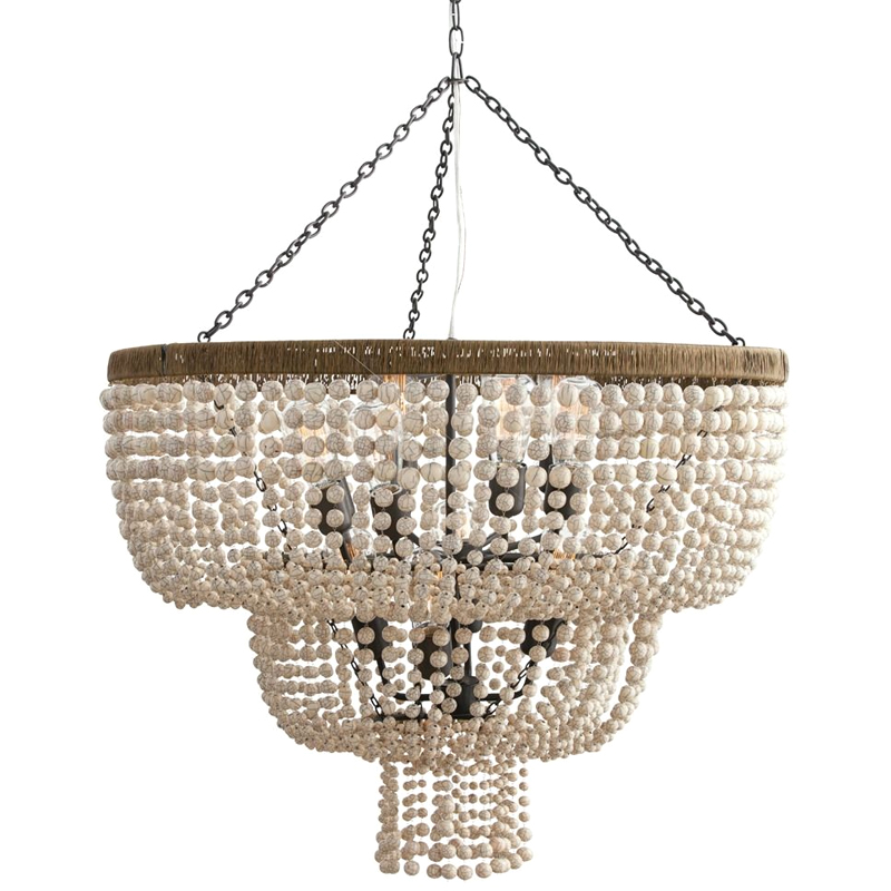 Люстра Arteriors CHAPPELLET CHANDELIER Белый Серый Золотой Люстра Arteriors CHAPPELLET CHANDELIER Белый Серый Золотой в Тюмени | Loft Concept