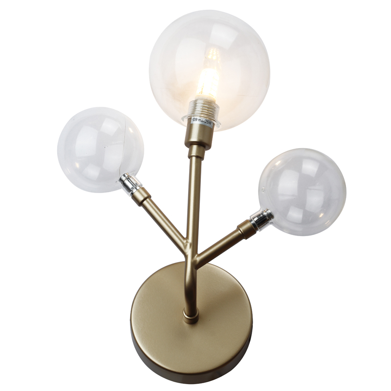 Бра Berries Trio Sconce gold Винтажное Светлое Золото Прозрачный Бра Berries Trio Sconce gold Винтажное Светлое Золото Прозрачный в Тюмени | Loft Concept
