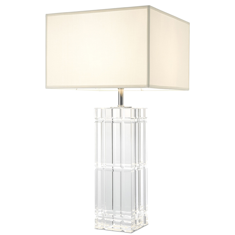Настольная лампа Eichholtz Table Lamp Universal Прозрачный Белый Никель Настольная лампа Eichholtz Table Lamp Universal Прозрачный Белый Никель в Тюмени | Loft Concept