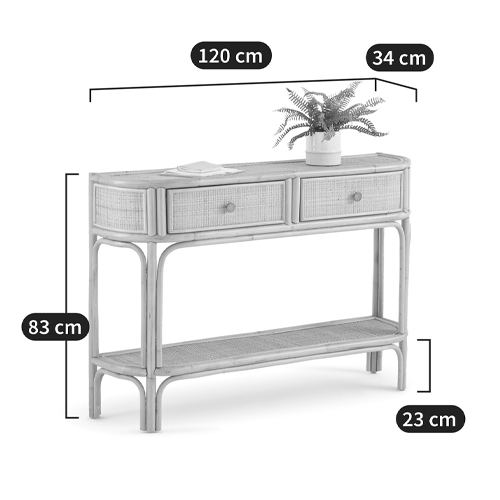 Консоль из плетеного ротанга с ящиками Armelle Rattan Console Консоль из плетеного ротанга с ящиками Armelle Rattan Console в Тюмени