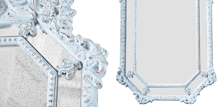 Зеркало Keppel Mirror Pastel Blue Зеркало Keppel Mirror Pastel Blue - Loft-Concept в Тюмени