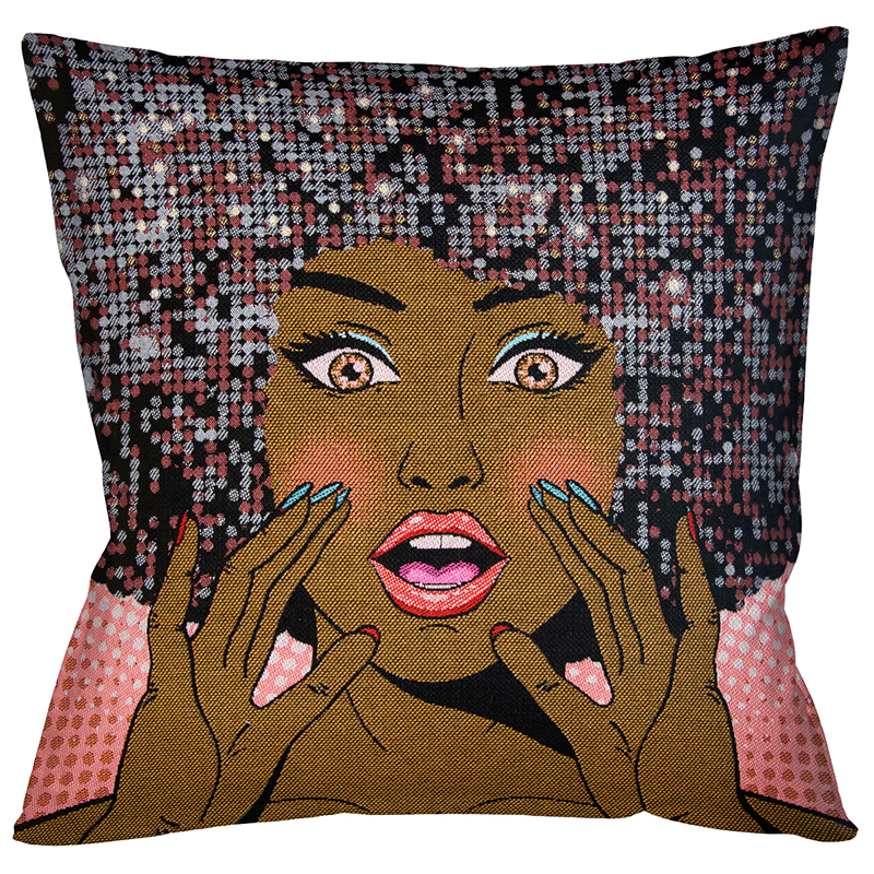 Декоративная подушка Disco Girl Мульти Декоративная подушка Disco Girl Мульти в Тюмени | Loft Concept