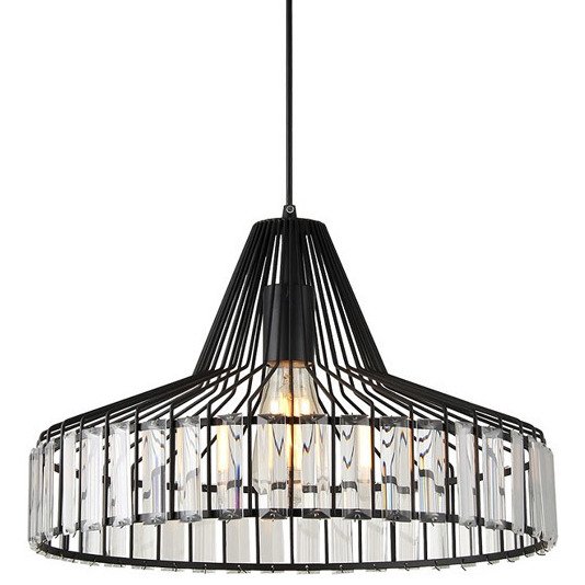 Подвесной светильник Glass Plate Pendant Sertop Черный Подвесной светильник Glass Plate Pendant Sertop Черный в Тюмени | Loft Concept