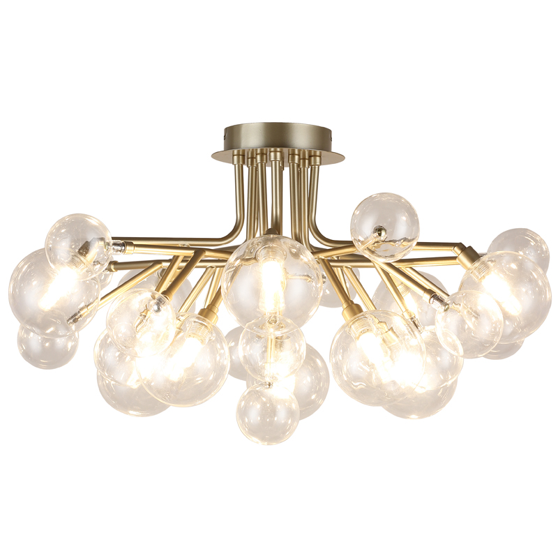 Люстра Berries Chandelier Flower clear 10 Винтажное Светлое Золото Прозрачный Люстра Berries Chandelier Flower clear 10 Винтажное Светлое Золото Прозрачный в Тюмени | Loft Concept
