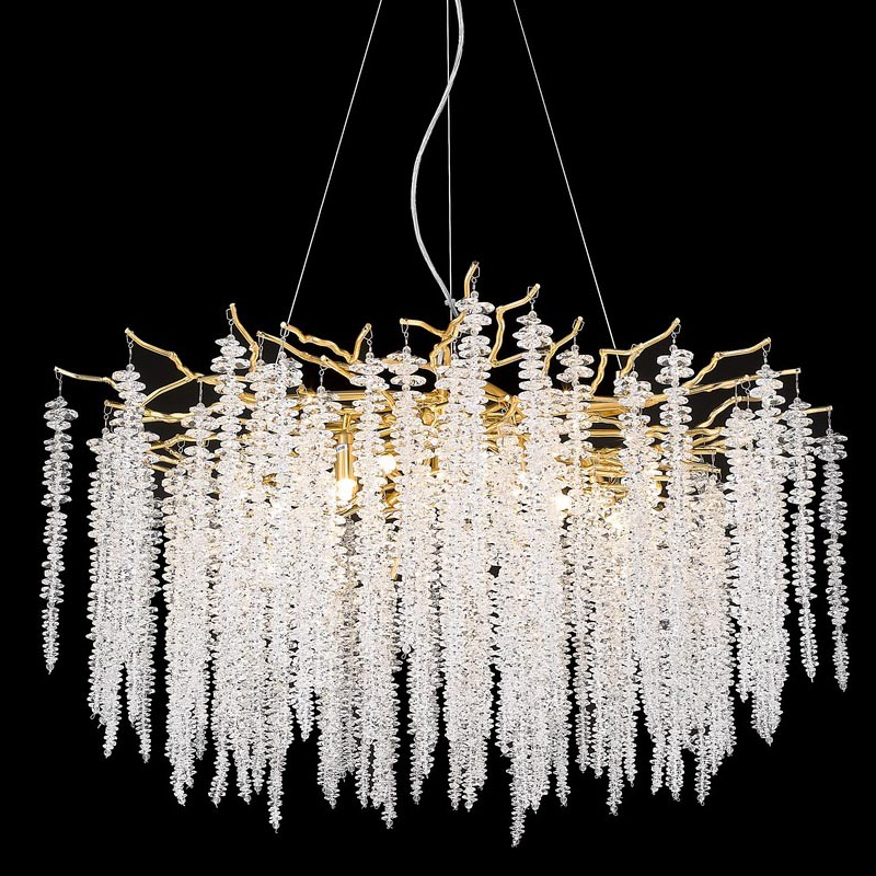 Люстра Diana Rain Gold Золотой Люстра Diana Rain Gold Золотой в Тюмени | Loft Concept
