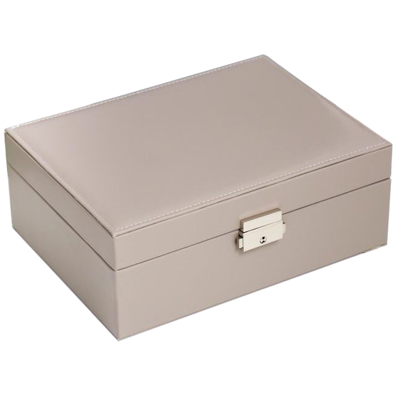 Шкатулка Blanford Jewerly Organizer Box gray beige Бежево-серый Шкатулка Blanford Jewerly Organizer Box gray beige Бежево-серый в Тюмени | Loft Concept