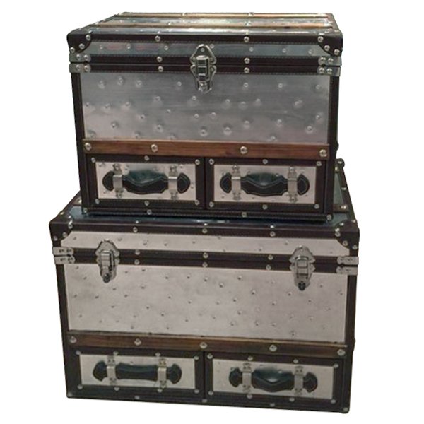 Сундук Aluminum ostrich trunk Сундук Aluminum ostrich trunk в Тюмени | Loft Concept