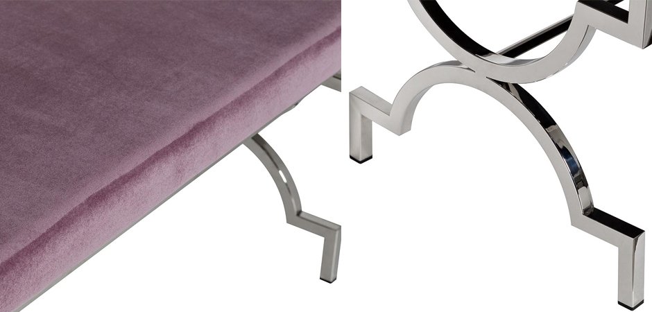Банкетка Neoclassic Ornament Silver Банкетка Neoclassic Ornament Silver - Loft-Concept в Тюмени