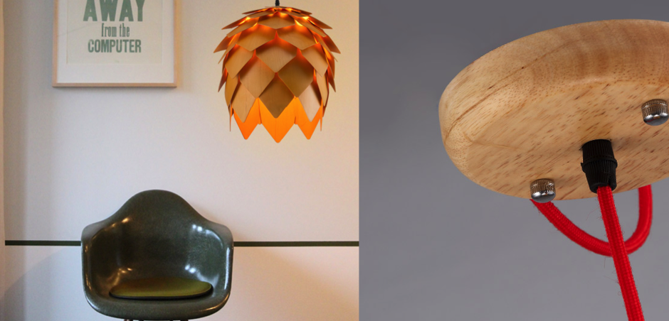 Подвесной светильник Crimea Pine Cone natural wood Подвесной светильник Crimea Pine Cone natural wood - Loft-Concept в Тюмени