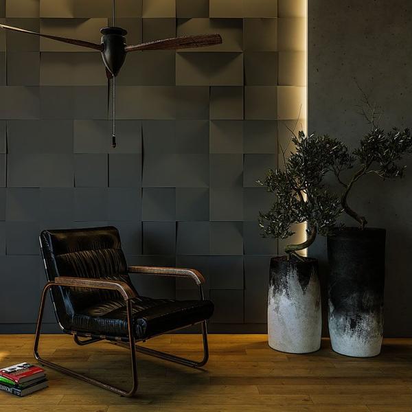 Гипсовая 3D Панель M-08 Гипсовая 3D Панель M-08 в Тюмени | Loft Concept