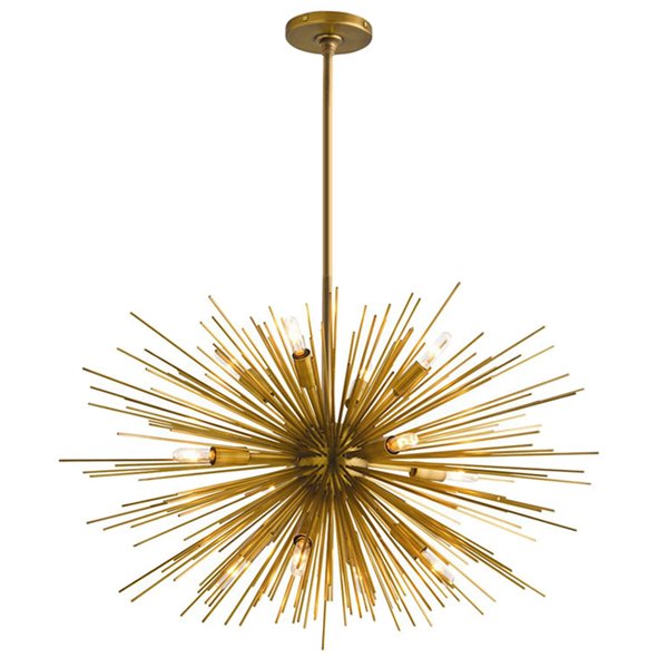 Люстра ASTRA Chandelier Sputnik Brass Золотой в Тюмени | Loft Concept 