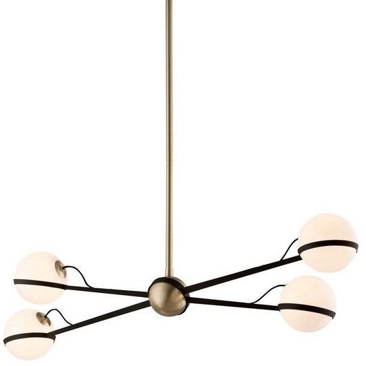 Люстра Troy Lighting Ace Linear Pendant Коричневый Молочный Люстра Troy Lighting Ace Linear Pendant Коричневый Молочный в Тюмени | Loft Concept