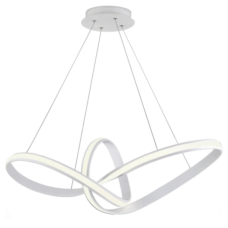 Люстра Mobius Strip White Chandelier Белый Люстра Mobius Strip White Chandelier Белый в Тюмени | Loft Concept