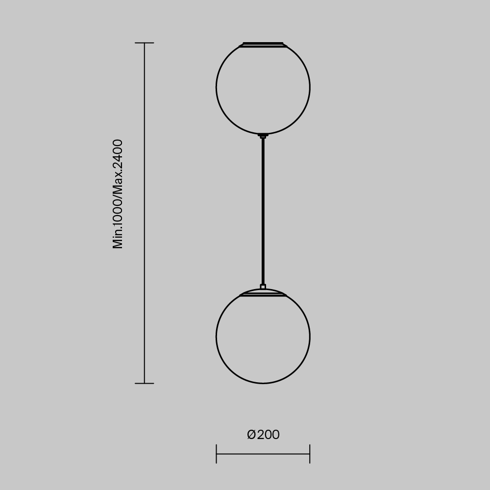 Подвесной светильник Twins 20Вт 3000К в Тюмени