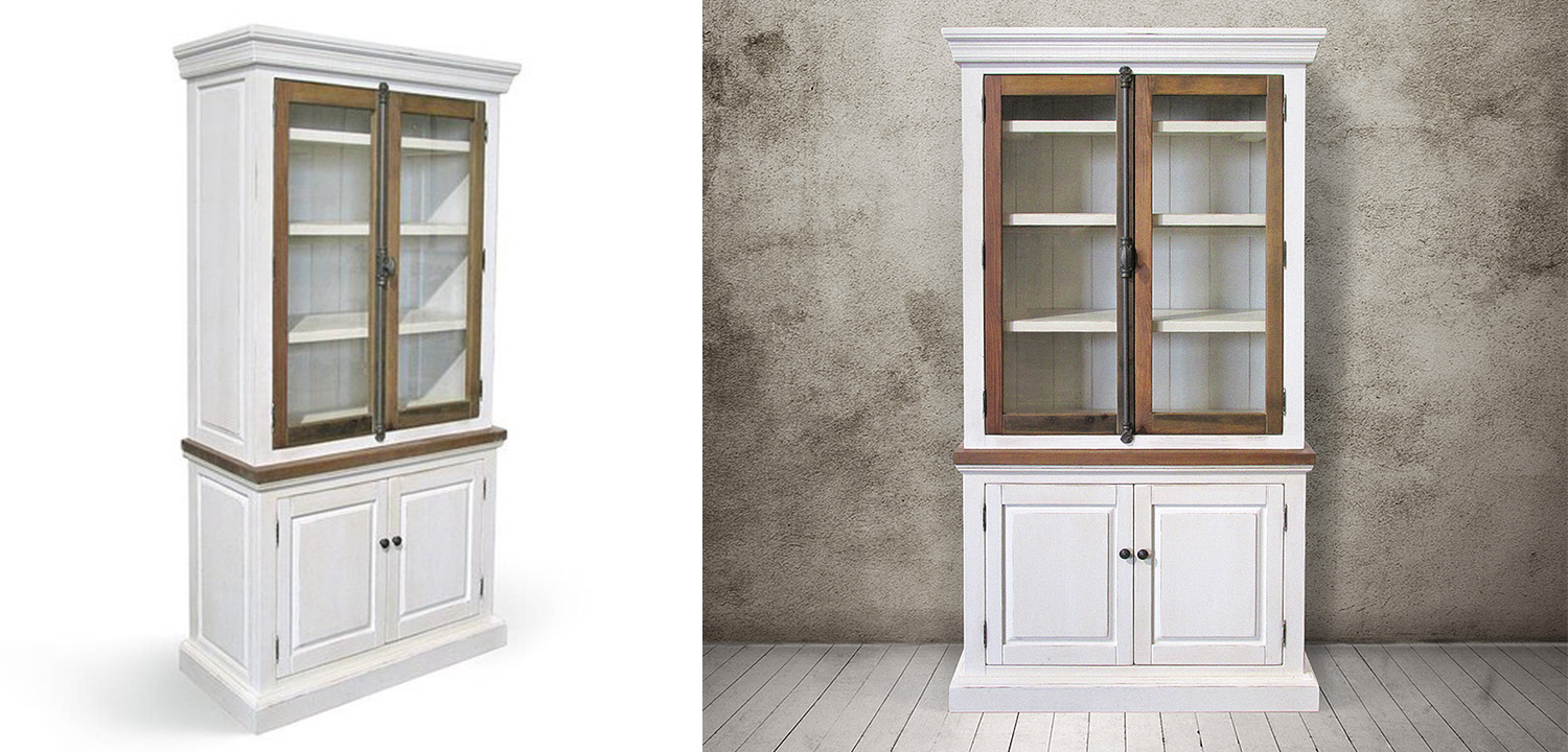 Шкаф Lazzaro Provence HARMONIE Antique White - фото