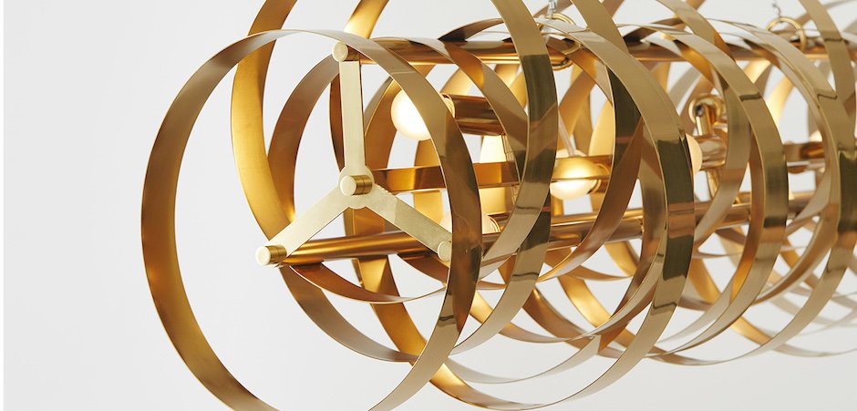 Люстра Brass Belts Chandelier - Loft-Concept в Тюмени