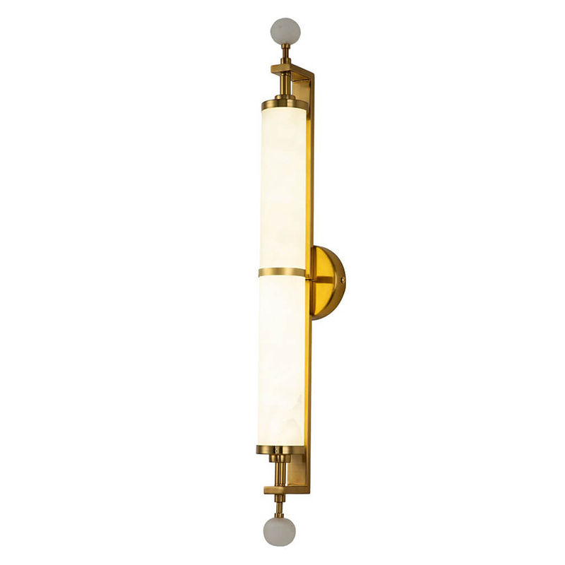 Бра Chantel Marble Wall Lamp M Латунь Белый Бра Chantel Marble Wall Lamp M Латунь Белый в Тюмени | Loft Concept