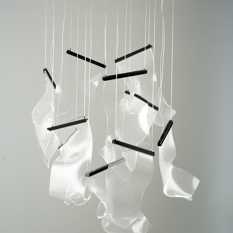 Люстра Gweilo 10 Chandelier Прозрачный Черный Люстра Gweilo 10 Chandelier Прозрачный Черный в Тюмени | Loft Concept