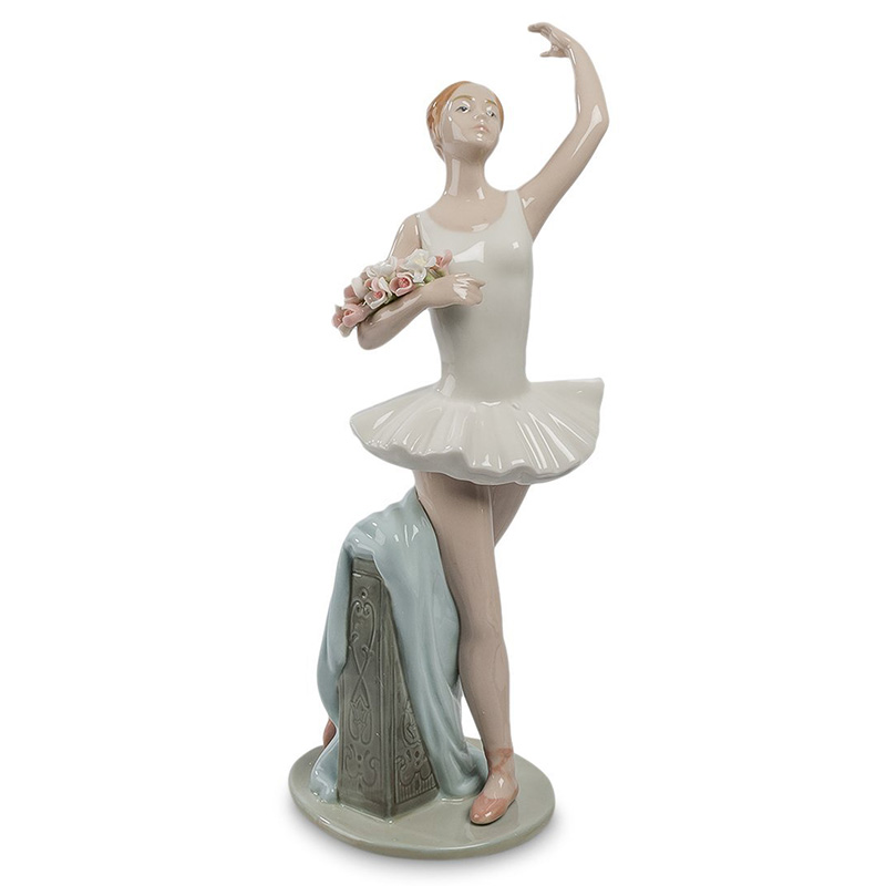 Статуэтка фарфоровая Прима-балерина Charming Statuette Белый Розовый Серо-голубой Бежевый Серый Статуэтка фарфоровая Прима-балерина Charming Statuette Белый Розовый Серо-голубой Бежевый Серый в Тюмени | Loft Concept