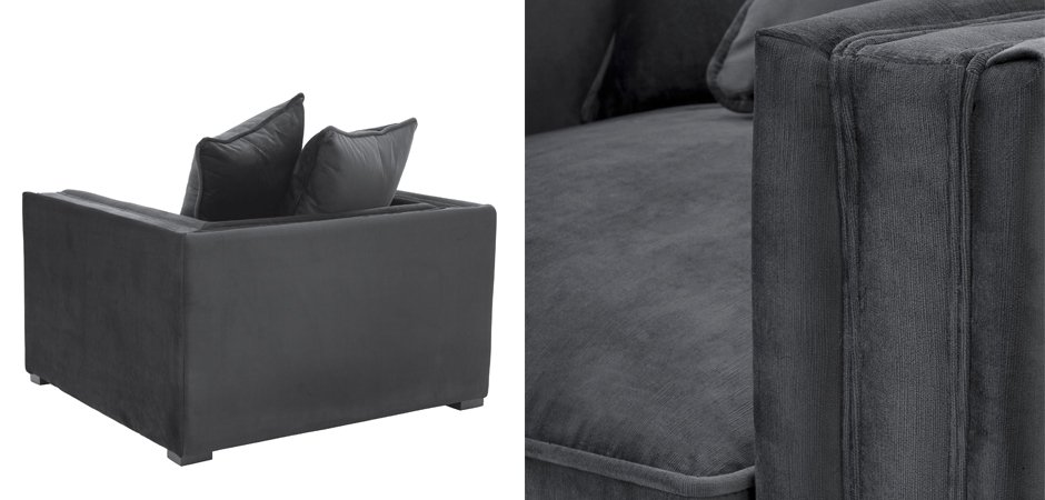Кресло Eichholtz Chair Menorca Black Кресло Eichholtz Chair Menorca Black - Loft-Concept в Тюмени