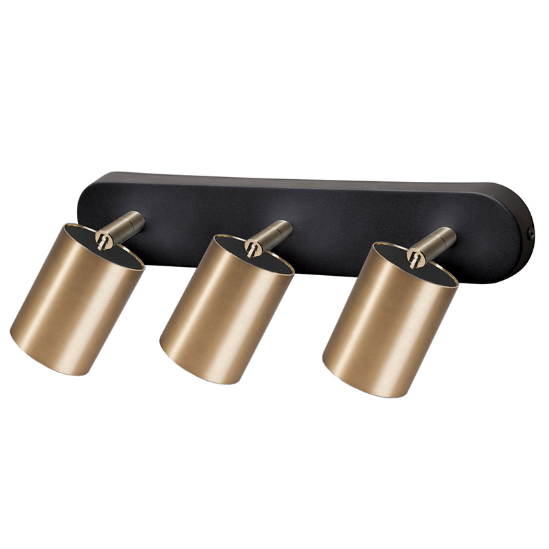 Бра Celis Spot Wall Lamp Trio brass Черный Латунь Бра Celis Spot Wall Lamp Trio brass Черный Латунь в Тюмени | Loft Concept