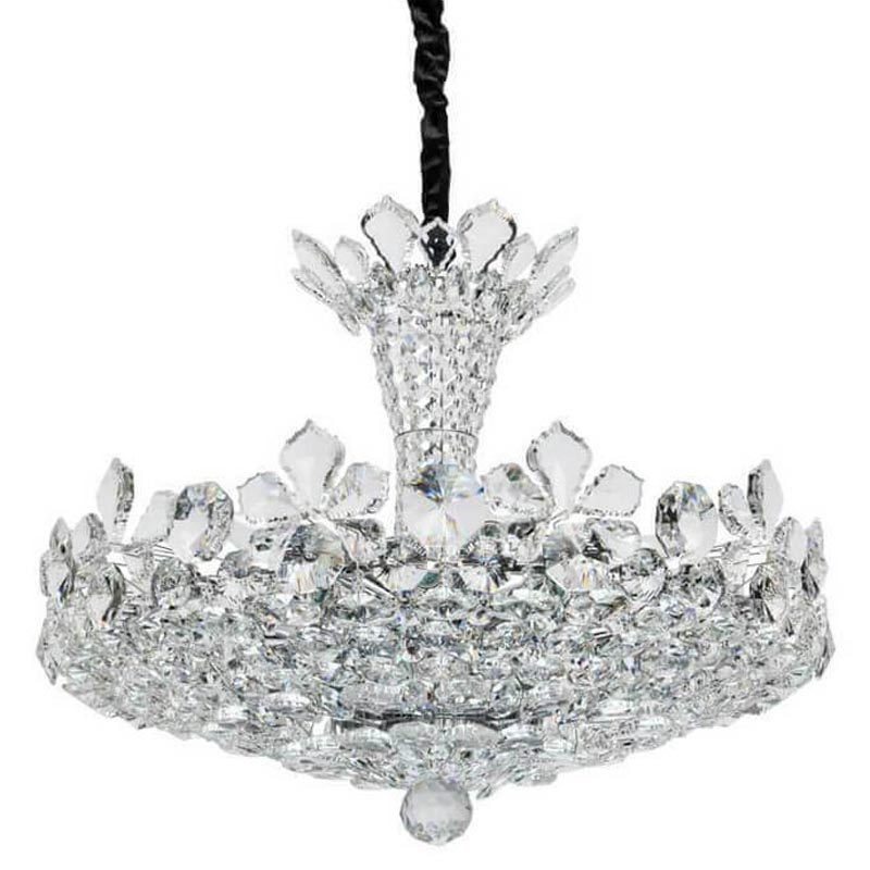 Люстра Griselda Crystal Chandelier 62 Хром Прозрачный Люстра Griselda Crystal Chandelier 62 Хром Прозрачный в Тюмени | Loft Concept