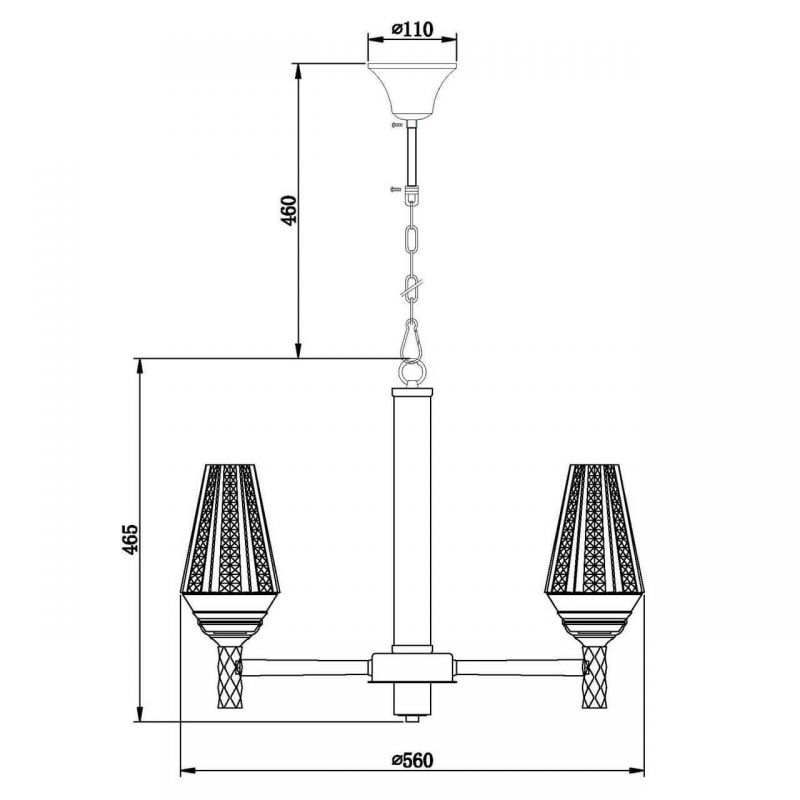 Люстра Ribbed Chandelier Люстра Ribbed Chandelier в Тюмени
