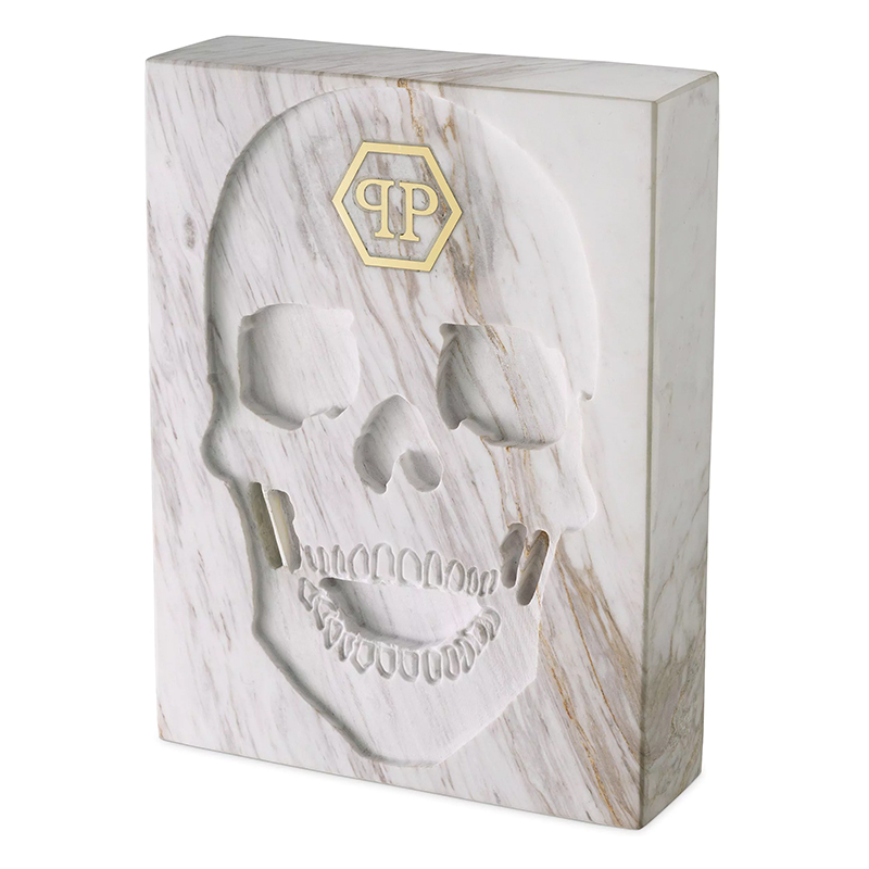 Статуэтка Philipp Plein Marble Skull book Белый Мрамор Bianco Статуэтка Philipp Plein Marble Skull book Белый Мрамор Bianco в Тюмени | Loft Concept