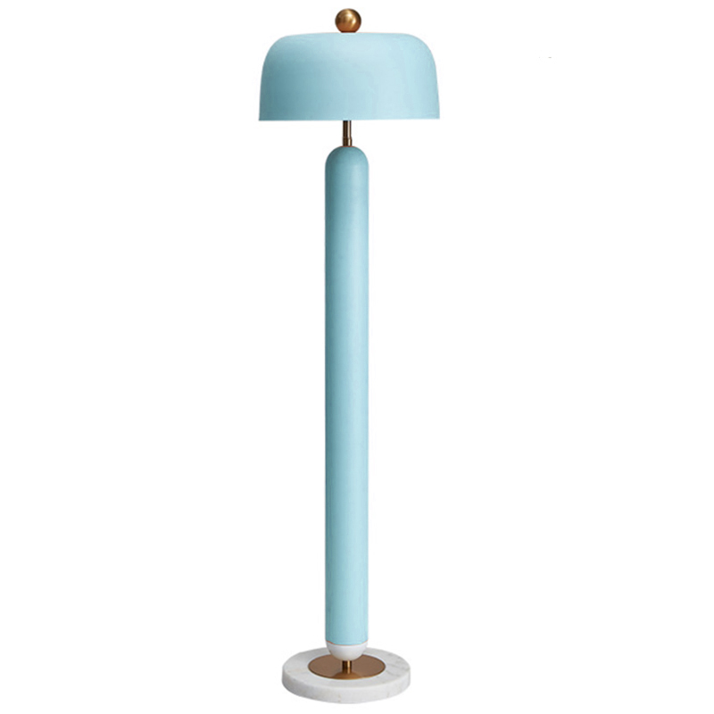 Meet blue Floor lamp Голубой Латунь Meet blue Floor lamp Голубой Латунь в Тюмени | Loft Concept