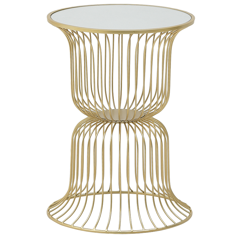 Круглый приставной стол Anthony Gold Side Table Круглый приставной стол Anthony Gold Side Table в Тюмени | Loft Concept