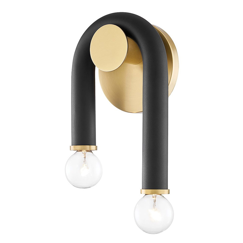 Бра Paulson floppy wall sconce gold Черный Золотой Бра Paulson floppy wall sconce gold Черный Золотой в Тюмени | Loft Concept