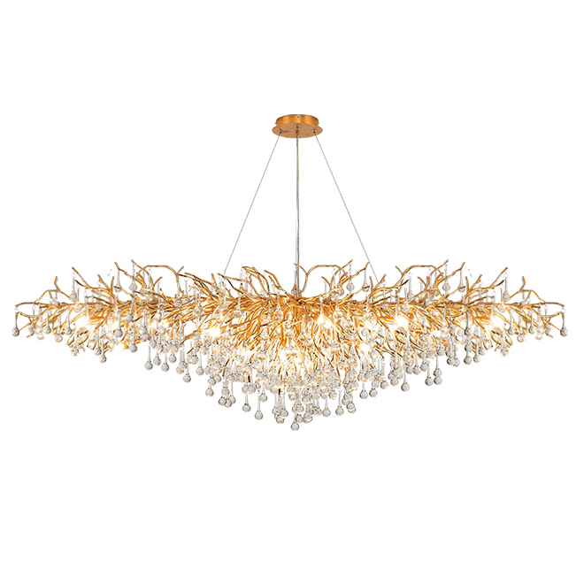 Люстра Droplet Chandelier oval L Золотой Прозрачное Стекло Люстра Droplet Chandelier oval L Золотой Прозрачное Стекло в Тюмени | Loft Concept