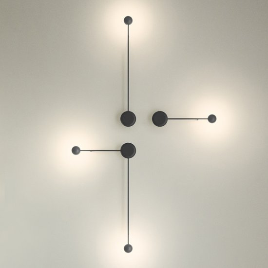 Бра Pin Wall Light black Белый Бра Pin Wall Light black Белый в Тюмени | Loft Concept