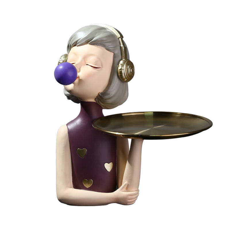 Статуэтка Bubble Gum purple Мульти Статуэтка Bubble Gum purple Мульти в Тюмени | Loft Concept