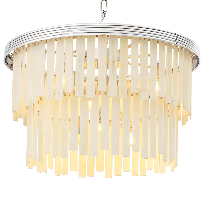 Люстра Eichholtz Chandelier Arizona S Nickel ivory ( слоновая кость ) Никель Люстра Eichholtz Chandelier Arizona S Nickel ivory ( слоновая кость ) Никель в Тюмени | Loft Concept