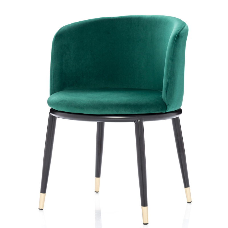Стул Dining Chair Foucault Green Зеленый Черный Золотой Стул Dining Chair Foucault Green Зеленый Черный Золотой в Тюмени | Loft Concept