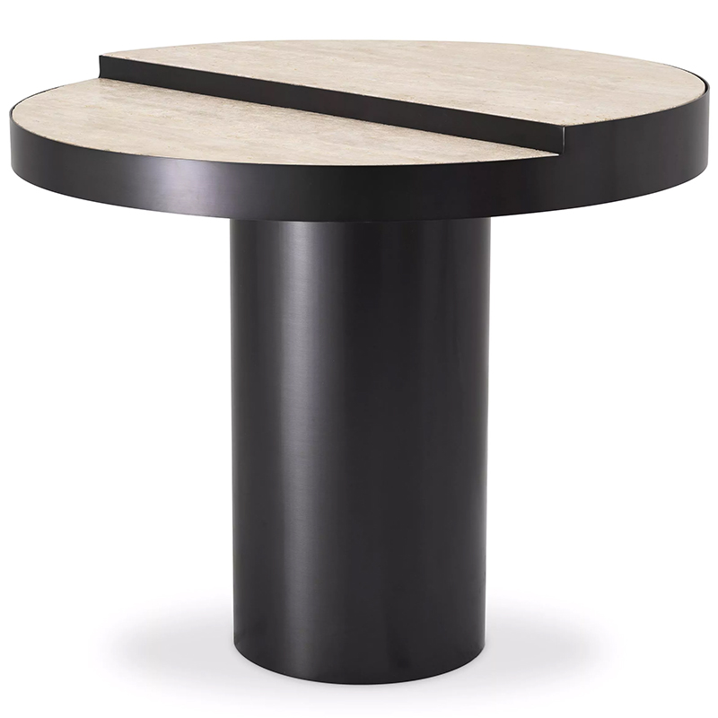 Приставной столик Eichholtz Side Table Excelsior Черный Песочный Приставной столик Eichholtz Side Table Excelsior Черный Песочный в Тюмени | Loft Concept