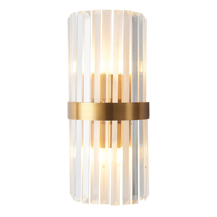 Бра Odeon Clear Glass Gold metal Wall Lamp Прозрачный Латунь Бра Odeon Clear Glass Gold metal Wall Lamp Прозрачный Латунь в Тюмени | Loft Concept