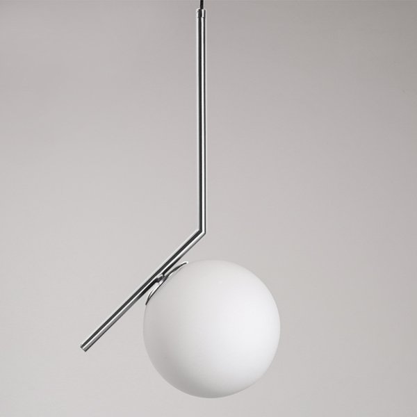 Люстра IC Lighting Flos Chrome Хром Белый Люстра IC Lighting Flos Chrome Хром Белый в Тюмени | Loft Concept
