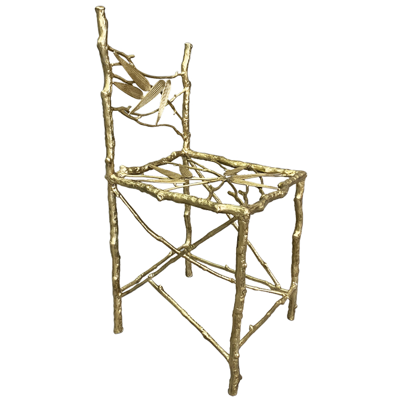 Стул Golden Bamboo Chair Золотой Стул Golden Bamboo Chair Золотой в Тюмени | Loft Concept