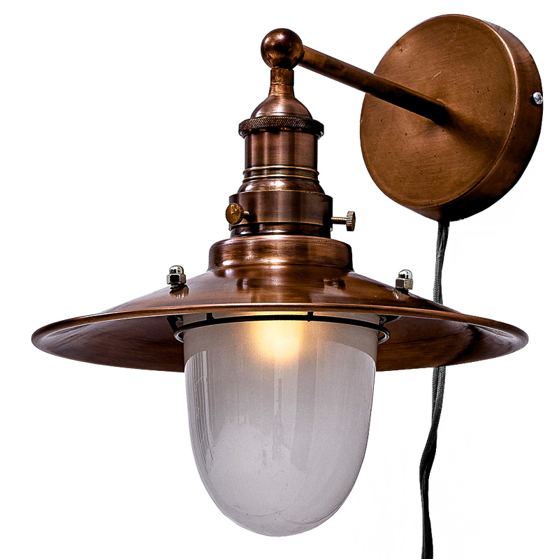 Бра Lantern Loft Sconces Белый Винтажная Медь Бра Lantern Loft Sconces Белый Винтажная Медь в Тюмени | Loft Concept