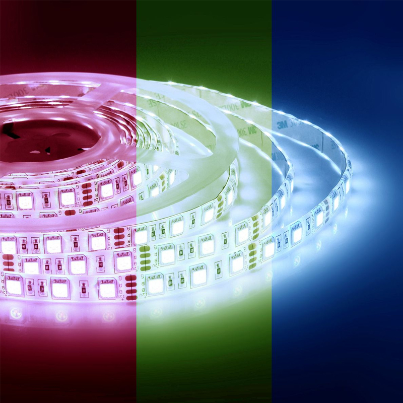 Светодиодная влагозащищенная лента 5М 14,4W/m 60LED/m 5050SMD разноцветная Белый Светодиодная влагозащищенная лента 5М 14,4W/m 60LED/m 5050SMD разноцветная Белый в Тюмени | Loft Concept