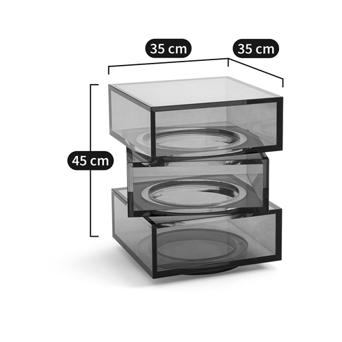 Стол журнальный в форме кубов Acrylic Furniture Lumina Mint Breeze Стол журнальный в форме кубов Acrylic Furniture Lumina Mint Breeze в Тюмени