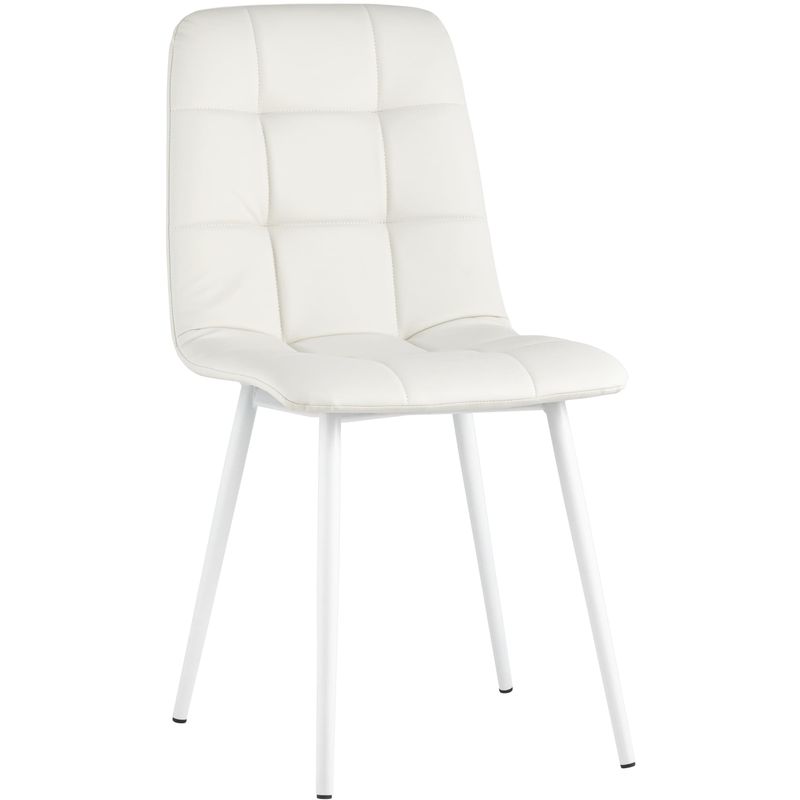 Стул NANCY S Chair Белая Экокожа Белый Стул NANCY S Chair Белая Экокожа Белый в Тюмени | Loft Concept