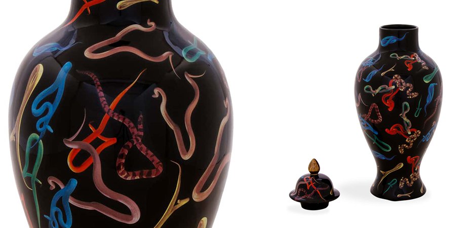 Ваза Seletti Vase Snakes Toiletpaper Ваза Seletti Vase Snakes Toiletpaper - Loft-Concept в Тюмени