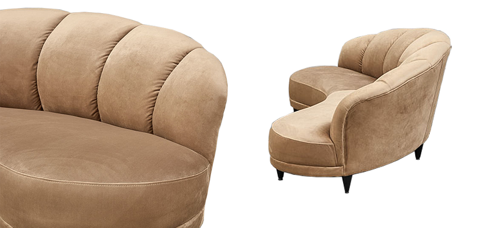 Диван Vanilla Croissant Sofa Диван Vanilla Croissant Sofa - Loft-Concept в Тюмени