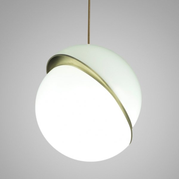 Лампа Crescent Celling Lee Broom Золотой Белый Лампа Crescent Celling Lee Broom Золотой Белый в Тюмени | Loft Concept