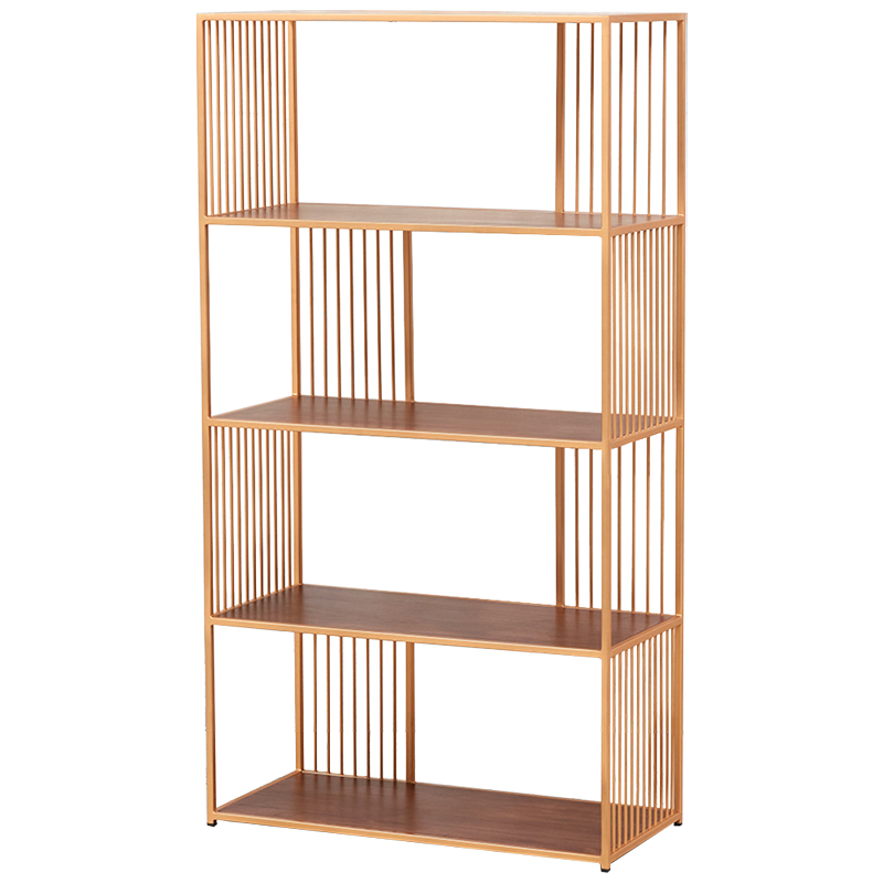 Стеллаж Blaise Metal Rack Латунь Древесина Стеллаж Blaise Metal Rack Латунь Древесина в Тюмени | Loft Concept