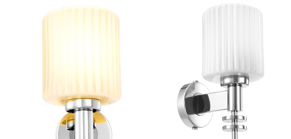 Бра Eichholtz Wall Lamp Ponza Nickel Бра Eichholtz Wall Lamp Ponza Nickel - Loft-Concept в Тюмени