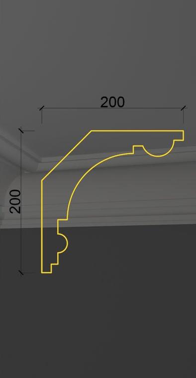 Гладкий карниз KT-26 Гладкий карниз KT-26 в Тюмени